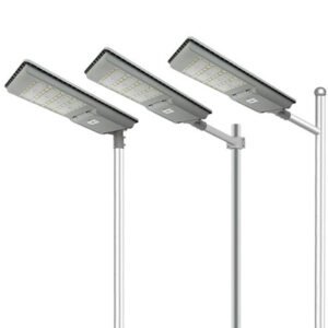 Home 9 60W Solar Street Light with LiFePO4 Battery & Smart Controls